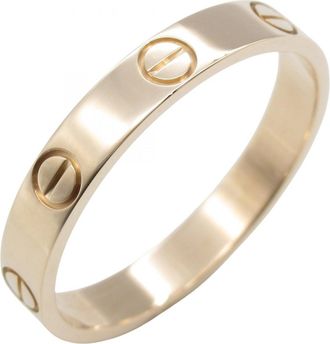 Cartier Gold Pink Gold (18K) Band Ring (Pre-Owned)