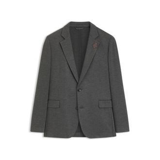 HUGO BOSS Extra-slim-fit suit jacket in melange stretch twill