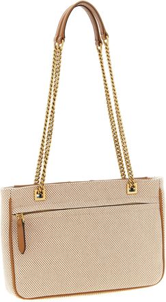 Valentino Garavani Mens Brown Cotton Shoulder Bag