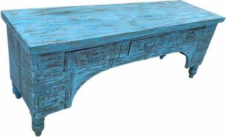 Wanderlust Deco Mueble Bajo De Madera Artesanal 165-175x45x57h Cm