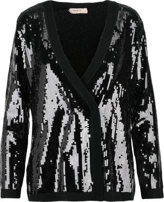 Twin-Set Sequin Cardigan - Black