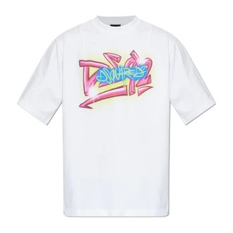 Dsquared2 Uomo, Top, Bianco, L, new