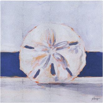 Empire Art Direct Coastal Serenity I Metallic Wrapped Canvas Wall Art