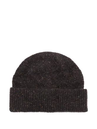 Brunello Cucinelli speckled wool beanie - Brown