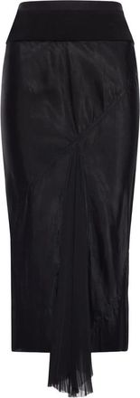 Rick Owens Panelled Midi Skirt