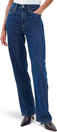 Rag & Bone Featherweight Logan Wide Leg Jeans in Well at Nordstrom, Size 24
