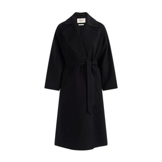 Max Mara Dames, Mantels, Zwart, Maat: XS Wol