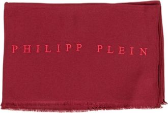 Philipp Plein Viscose Sjaal - Heren - Sjaals - Rood - ONE Size - Accessoires