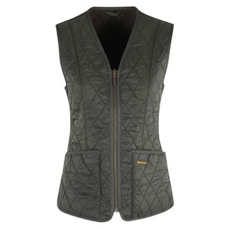 Barbour Zwarte Fleece Betty Liner Vest - Dames - Bodywarmers - Groen - S - Jassen