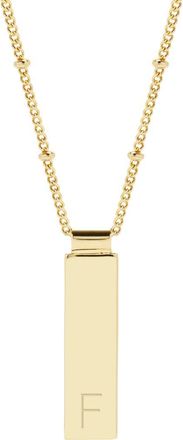 Brook & York Maisie Initial Pendant Necklace in Gold F at Nordstrom