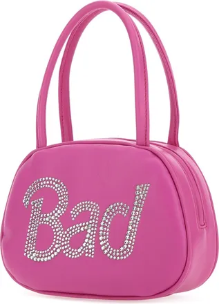 Amina Muaddi Aminibaddie Top Handle Bag - Pink
