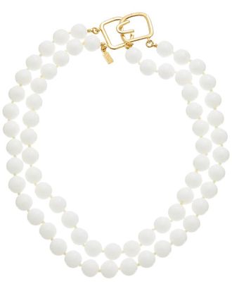 Kenneth Jay Lane Plated Multi Row Necklace