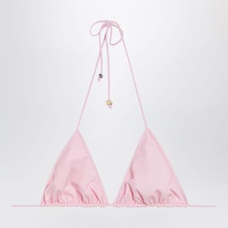 Jacquemus Triangle bikini top in pink