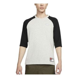 Nike Mens Nike SB Pattern Embroidered Round Neck Half Sleeve Colorblock T-Shirt DQ6285-050