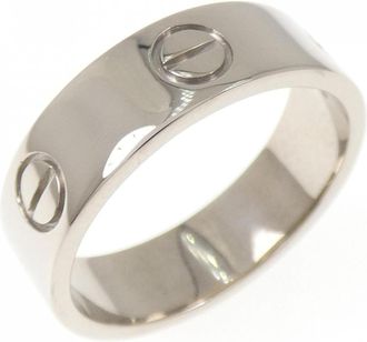 Cartier Love White Gold (18K) Band Ring (Pre-Owned)