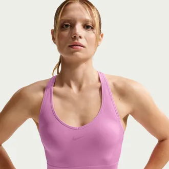 Nike Womens Nike Pro Seamless Dri-FIT Cropped Tank Top in Purple | IB9414-503