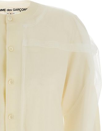 Comme Des Gar&ccedil;ons Wool Womens Cardigan