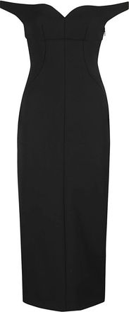 Philosophy di Lorenzo Serafini Double Tech Stijlvolle Overhemd Midi Jurk - Dames - Casual kleedjes - Zwart - XS - Kleedjes