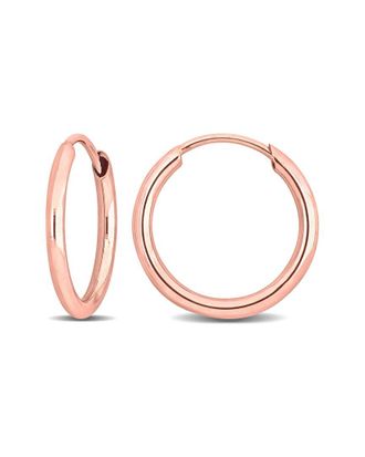 Italian Gold, Inc 14K Italian Rose Gold Hoops