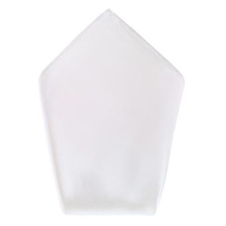 Trafalgar Store Sutton Solid Color 13 Inch Silk Pocket Square in Ivory at Nordstrom