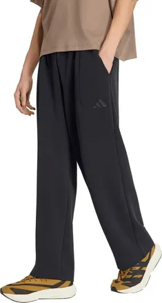 adidas Soft Lux Straight Pants in Black at Nordstrom, Size Xx-Large