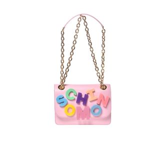Moschino Shoulder Bags, female, Multicolor, Size: ONE SIZE Baby Letters Bag
