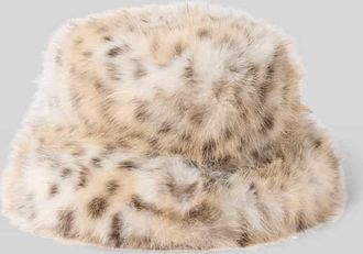 Gina Tricot Hut aus Kunstfell in Weiss, Größe 1