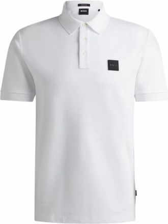 HUGO BOSS Tops > Poloshirts - Heren - Polos - Wit - XL - Tops