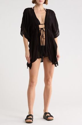 Elan Cover-Up Tunic in Black at Nordstrom Rack, Size X-Small