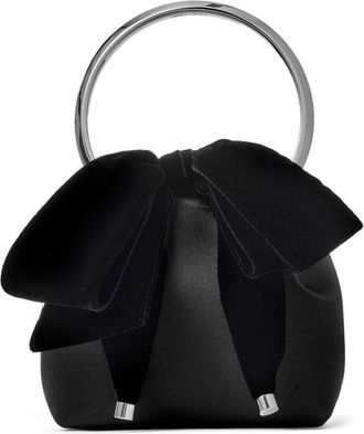 Jimmy Choo London Black Bon Bon Bucket Bag