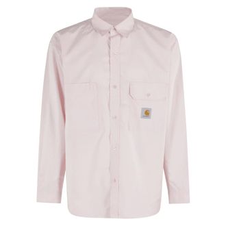 Carhartt Work in Progress Carhartt Wip, Casual Shirts, male, Pink, Size: L Irwin Shirt