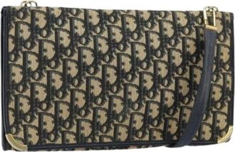 Dior Pre-owned Cross Body Bags, female, Blue, Size: ONE SIZE Pre-owned Vintage Shoulder Bag