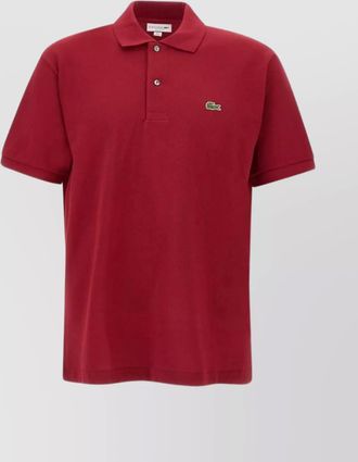 Lacoste cotton short-sleeve polo shirt