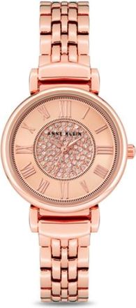 Anne Klein Classic Rose Gold-tone Dial Ladies Watch AK/3872RGRG