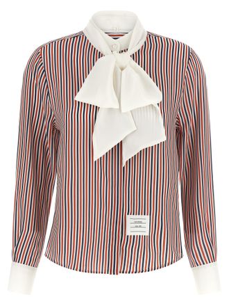 Thom Browne Multicolor Silk Womens Blouse