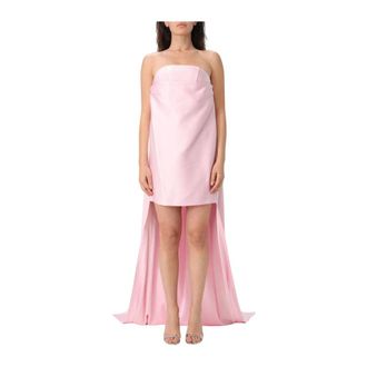 M&ocirc;not Monot, Kleedjes, Dames, Roze, L, High Low Strapless Dress