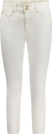 Guess Slim-fit Jeans, female, White, Size: W26 White Cotton Jeans & Trousers