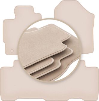 OEM Alfombrillas Beige Premium Para Toyota Verso-s Monovolumen 2010-2015