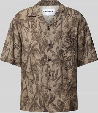 Review Freizeithemd mit Knopfleiste in Mud, Größe XL