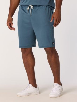 Reebok Big & Tall Performance Piped Shorts in Midnight Tide at Nordstrom, Size 1Xb