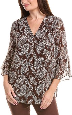 Jones New York Y Neck Blouse