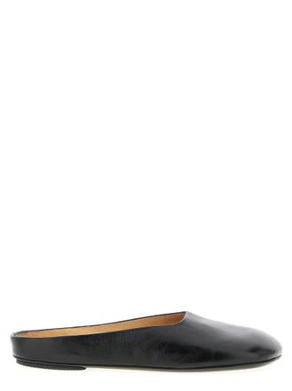 Mars&egrave;ll Black Leather Mules