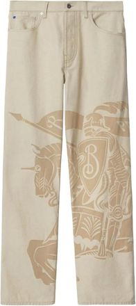 Burberry Dames, Broeken, Beige, Maat: W27