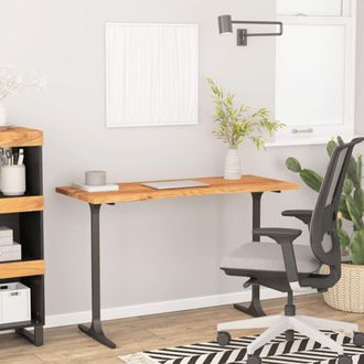 Berkfield Home Desk Top 110x50x2.5 cm Rectangular Solid Wood Acacia in Brown