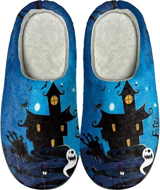 Generic Toothless Slippers for Women [Warm Upgrade] Womens Warm Slippers Soft and Comfortable Warm Your Feet in Winter (Blue, 6.5)