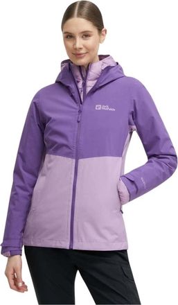 Jack Wolfskin Weiltal 2L Jacket - Dames - Ski Jassen - Paars - XS - Wol - Fitness