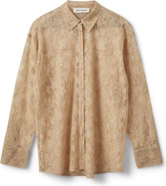 Sofie Schnoor Hemden - Dames - Blouses & Shirts - Beige - Maat: XL