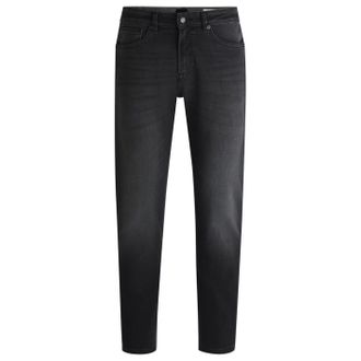 HUGO BOSS Mens Straight Leg Jeans in Black 005 - Size 31W/32L