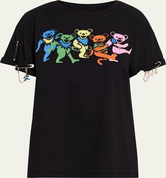 Alice & Olivia x Grateful Dead Evan Oversized T-Shirt