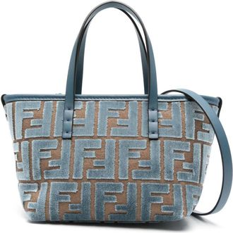 Fendi mini Roll tote bag - Blue